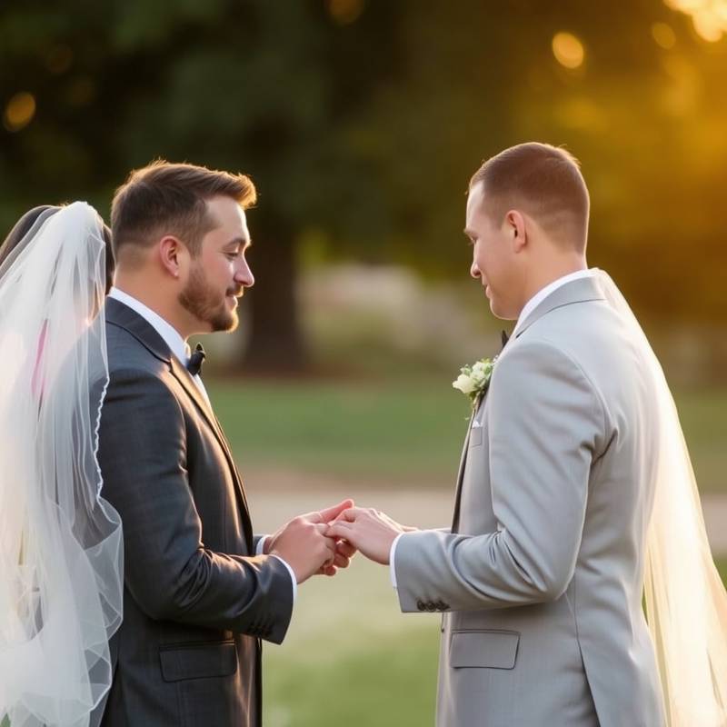 A beautifully captured moment of a bride and groom exchanging vows during their wedding ceremony at Serenity Stays.